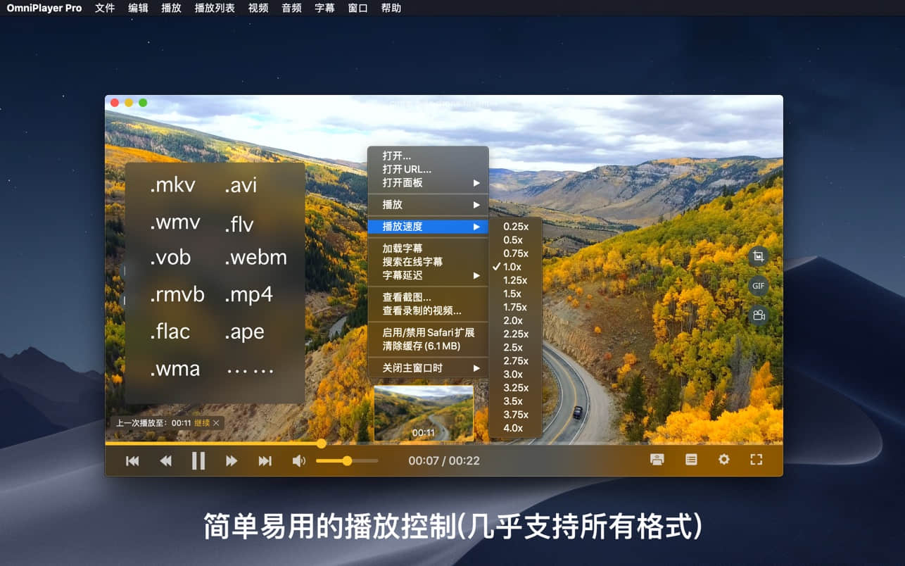 OmniPlayer Pro 2.1.3 Mac全能视频影音播放器的使用截图[1]